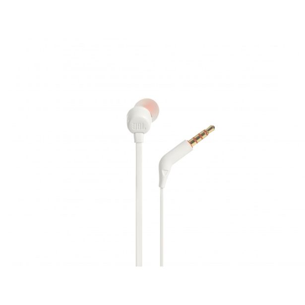 SLUŠALKE JBL T110E BELA