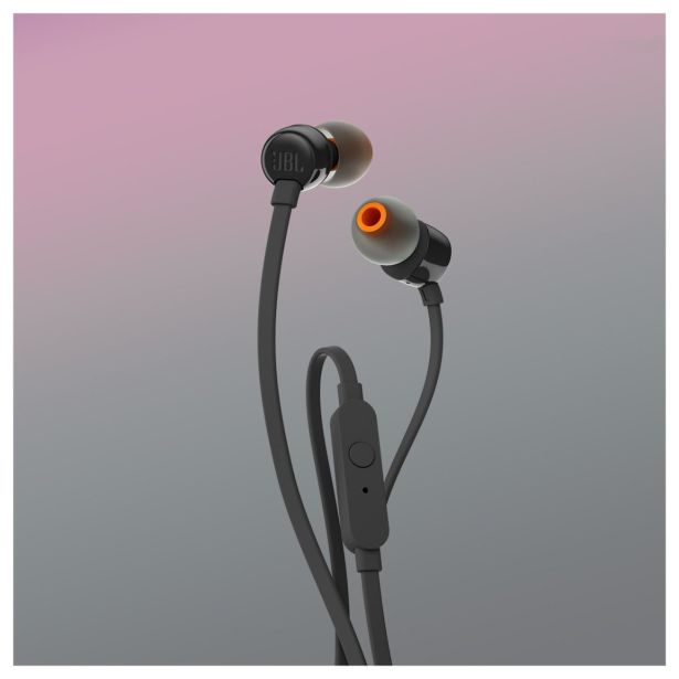SLUŠALKE JBL T110E ČRNA