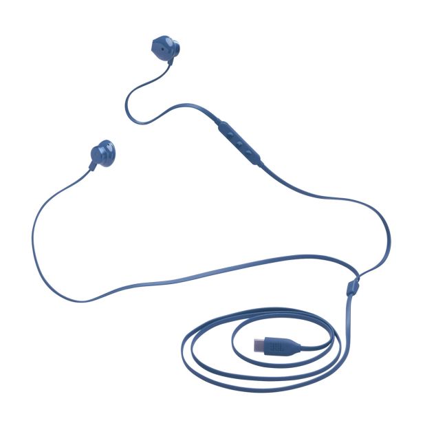 SLUŠALKE JBL T305C USB-C MODRE
