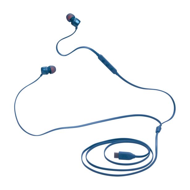 SLUŠALKE JBL T310C USB-C MODRA
