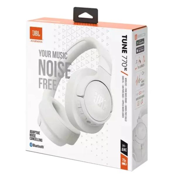 SLUŠALKE JBL T770NC BELE