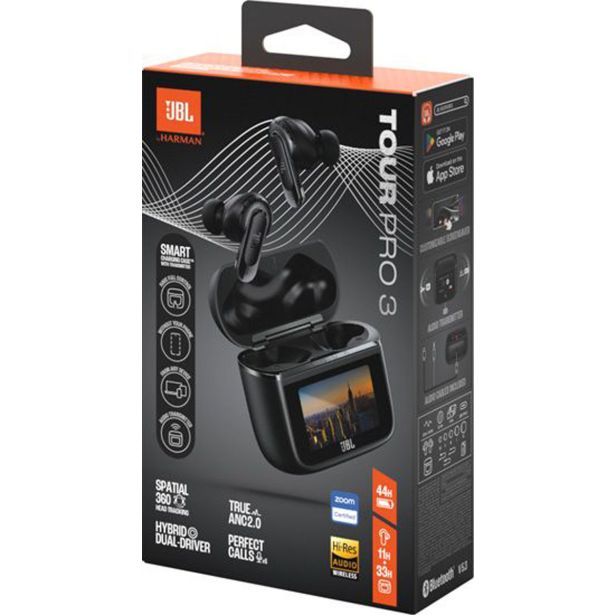 SLUŠALKE JBL TOUR PRO 3 ČRNA