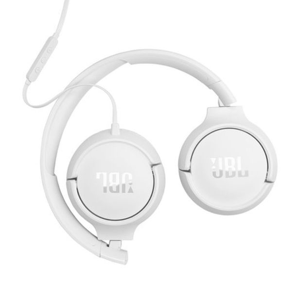 SLUŠALKE JBL TUNE 520 USB-C BELA
