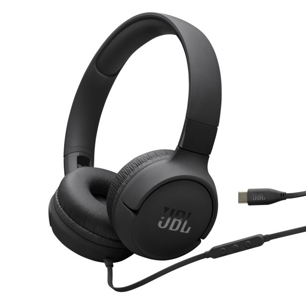 SLUŠALKE JBL TUNE 520 USB-C ČRN