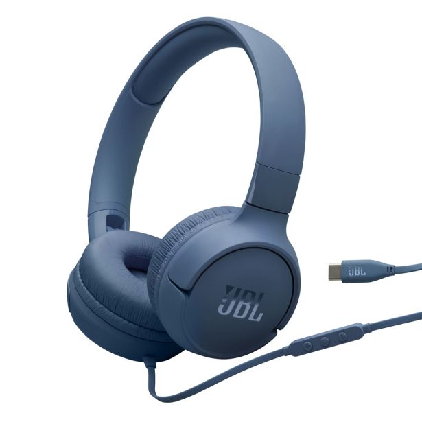 SLUŠALKE JBL TUNE 520 USB-C MODRA