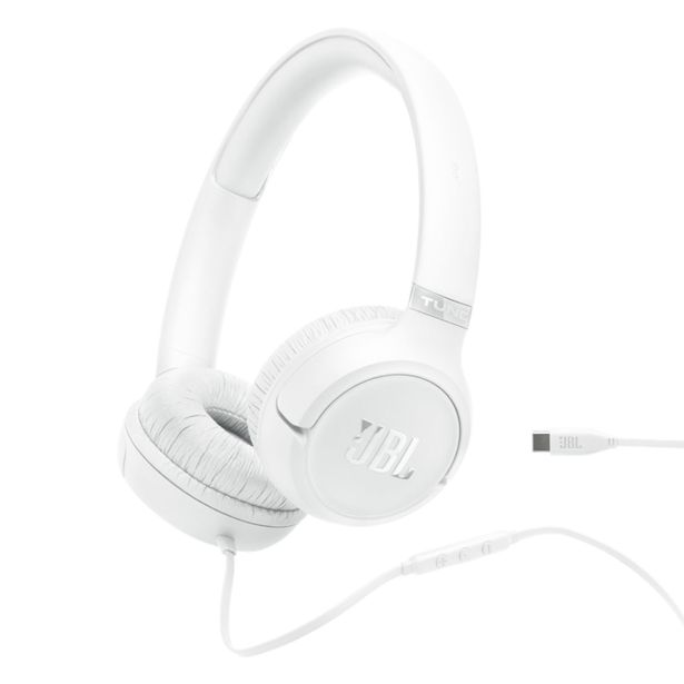 SLUŠALKE JBL TUNE 530 USB-C BELA
