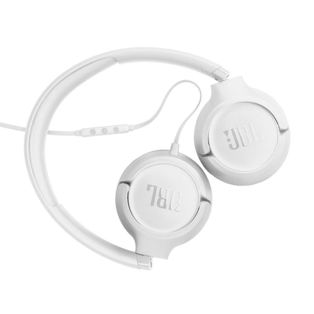 SLUŠALKE JBL TUNE 530 USB-C BELA