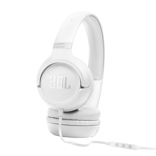 SLUŠALKE JBL TUNE 530 USB-C BELA