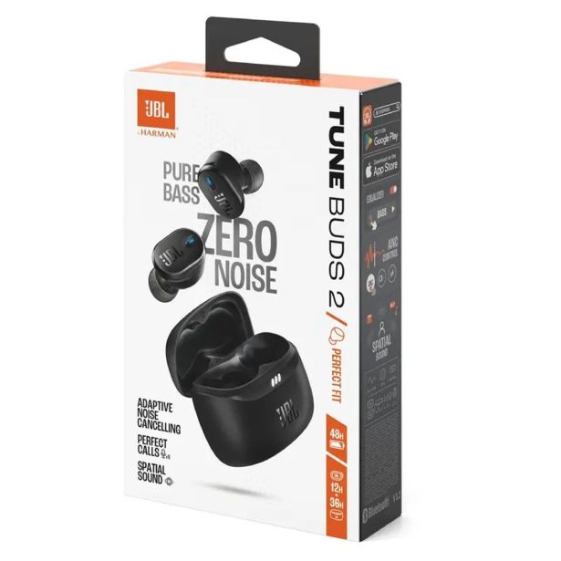 SLUŠALKE JBL TUNE BUDS 2 ČRNA