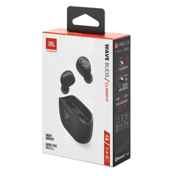 SLUŠALKE JBL VIBE BUDS 2 ČRNA