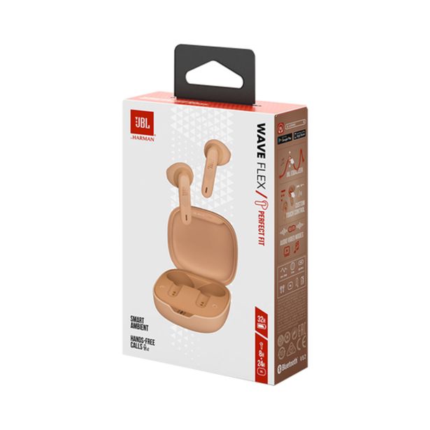 SLUŠALKE JBL WAVE FLEX TWS BEŽ