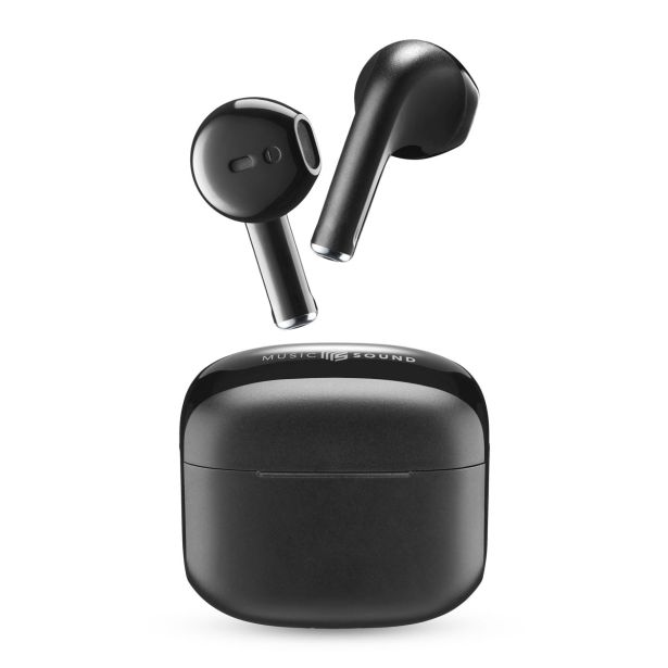 SLUŠALKE MUSIC SOUND TWS SWAG ČRNE BLUETOOTH