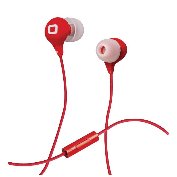 SLUŠALKE SBS SLUŠALKE Z MIKROFONOM RDEČE