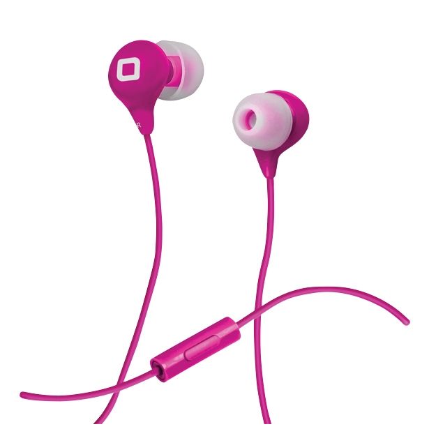 SLUŠALKE SBS SLUŠALKE Z MIKROFONOM ROZA