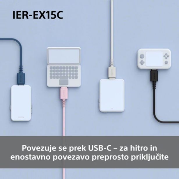 SLUŠALKE SONY IEREX15CW.CE7