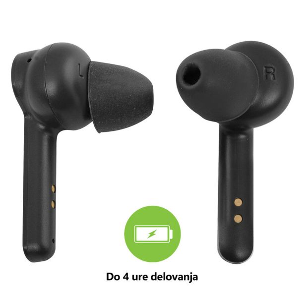 SLUŠALKE TREVI HMP12E07 ČRNE