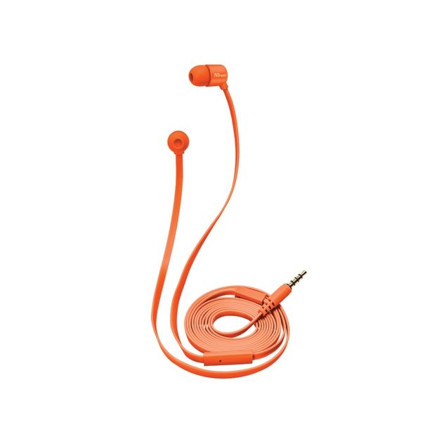 SLUŠALKE TRUST SLUŠALKE NEON ORANŽNE