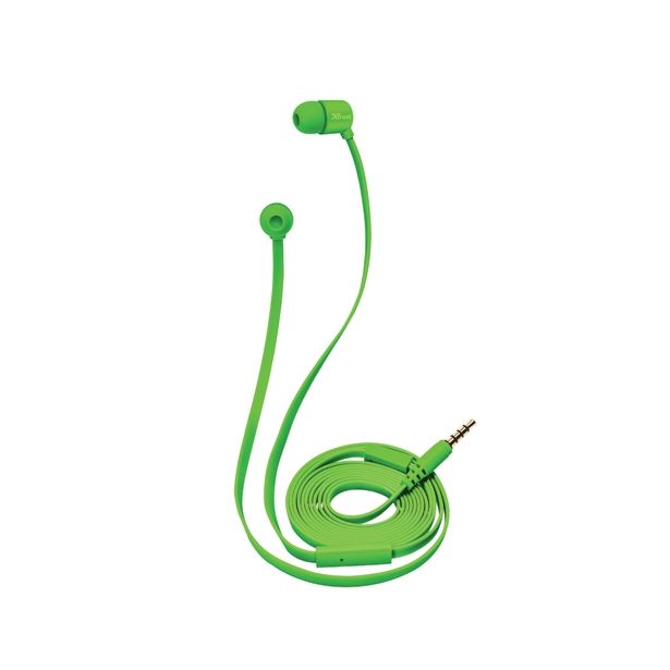 SLUŠALKE TRUST SLUŠALKE NEON ZELENE