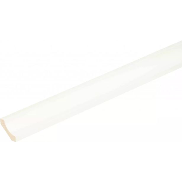 MASIVNA KOTNA-ZAKLJ.LETEV FN SMREKA/BOR BELO LAKIRANA 20X20X2400 MM VBOČENA