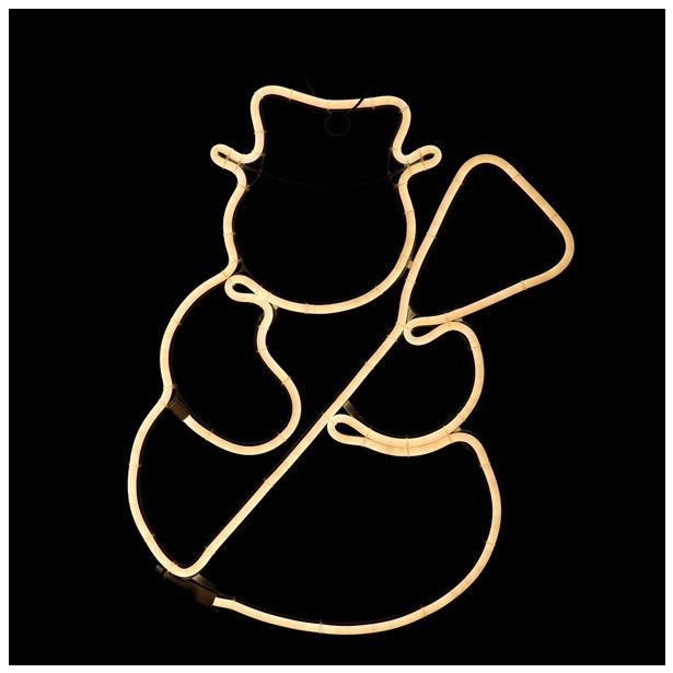 LUČKE MQ SNEŽAK 50X40 CM NEO LED TOPLO BELA