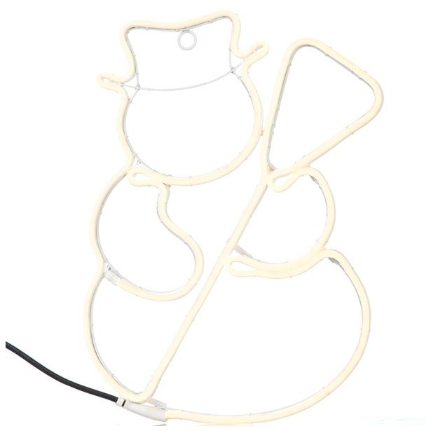 LUČKE MQ SNEŽAK 50X40 CM NEO LED TOPLO BELA