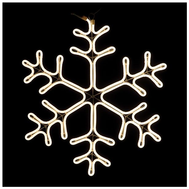 LUČKE MQ SNEŽINKA 50X50 NEO LED TOPLO BELA