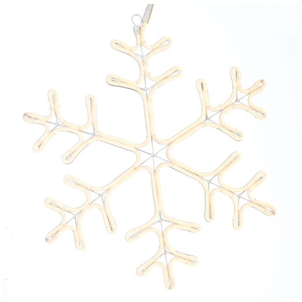 LUČKE MQ SNEŽINKA 50X50 NEO LED TOPLO BELA