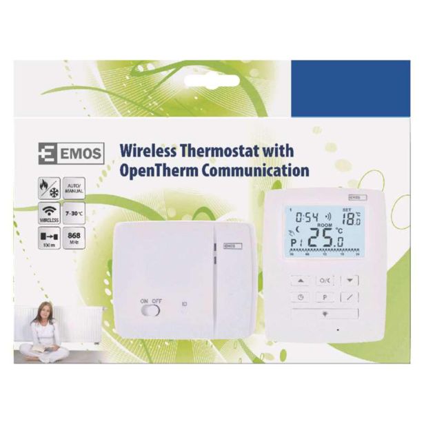 TERMOSTAT EMOS BREZŽIČNI SOBNI OPENTHERM P5611OT