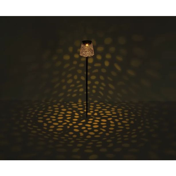 SOLARNA VRTNA SVETILKA GLOBO NABODALO S SENČNIKOM LED 0.06W IP44 3000K 12X70 CM