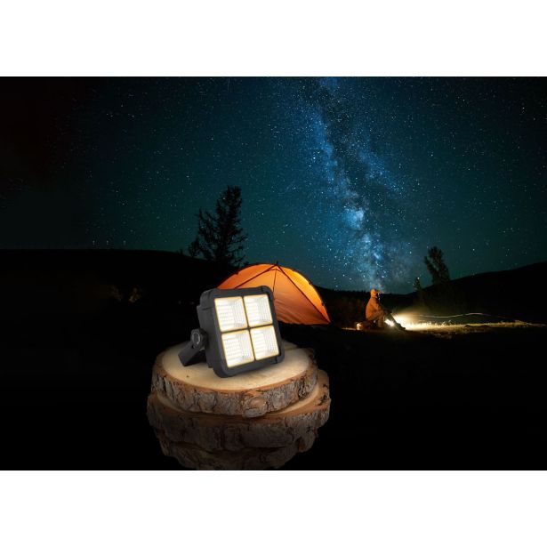 SOLARNA VRTNA SVETILKA GLOBO REFLEKTOR SOLARNI 15W ČRN