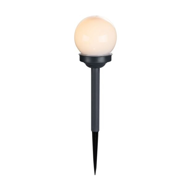 SOLARNA VRTNA SVETILKA GLOBO TALNA BUNKA LED INOX 0.06W 3V, 4500K