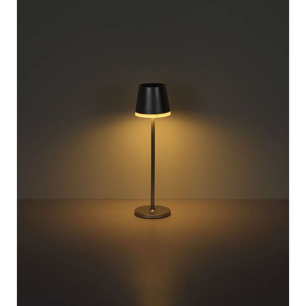 SOLARNA VRTNA SVETILKA GLOBO ZLATA NAMIZNA LED 0.06W IP44 3000K 110X410 MM