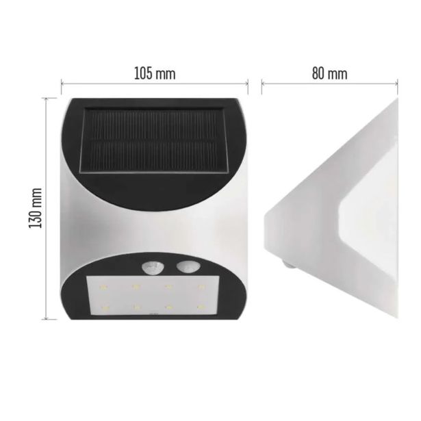 SOLARNA VRTNA SVETILKA LED SOLAR LUMINAIRE LUMI 240LM IP54 NW