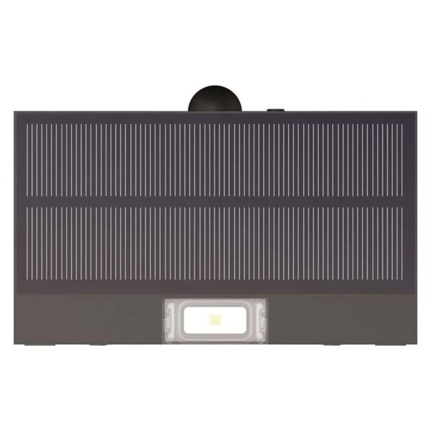 SOLARNA VRTNA SVETILKA LED SOLAR LUMINAIRE PRO BRICK 350LM IP65 NW ČRNA