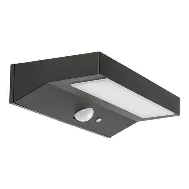 SOLARNA VRTNA SVETILKA RABALUX KORANA 6W L10CM ČRNA