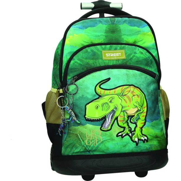 ŠOLSKA TORBA NA KOLESIH STREET DINOSAUR