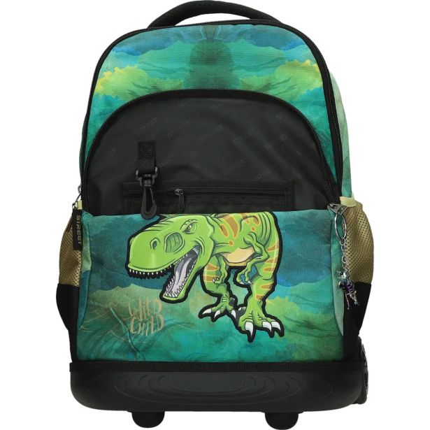 ŠOLSKA TORBA NA KOLESIH STREET DINOSAUR