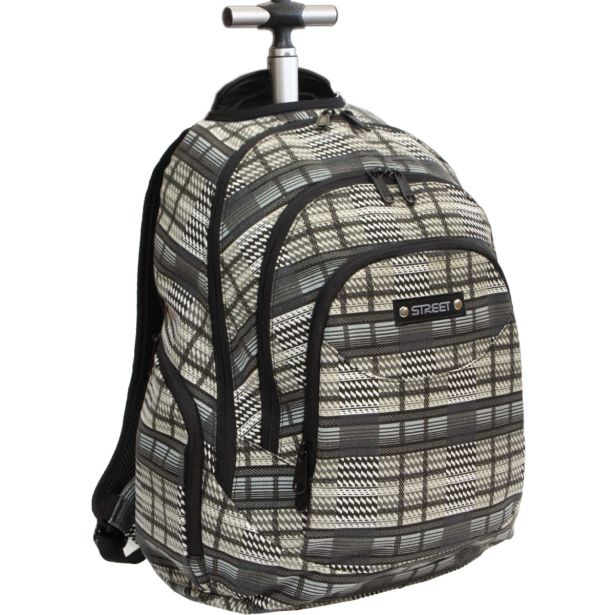 ŠOLSKA TORBA NA KOLESIH STREET ROUND CANVAS SPARK
