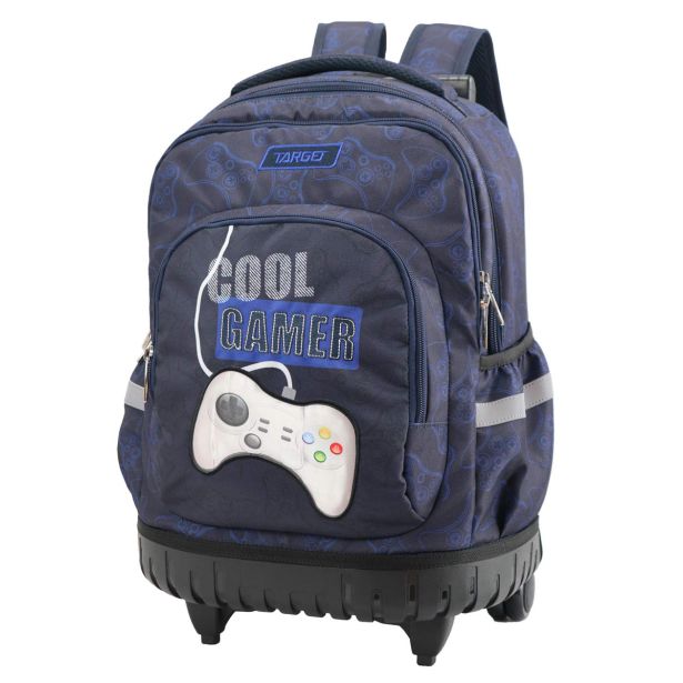 ŠOLSKA TORBA NA KOLESIH TARGET NA KOLESIH GAMER PRO 28108