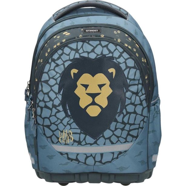 ŠOLSKI NAHRBTNIK STREET ERGONOMIC WILD CHILD LION