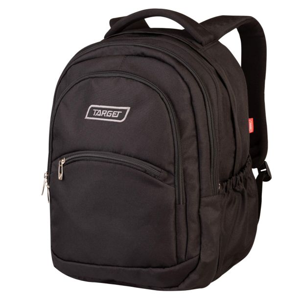 ŠOLSKI NAHRBTNIK TARGET 2V1 CURVED BLACK 28057