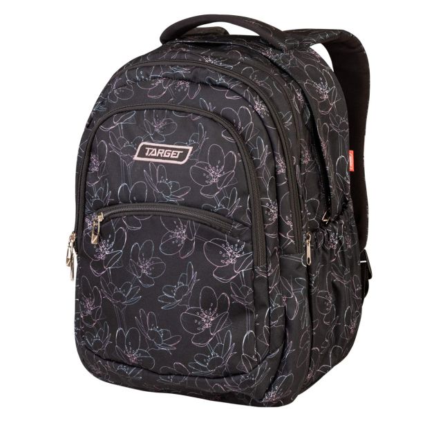 ŠOLSKI NAHRBTNIK TARGET 2V1 CURVED BLOSSOM 28062