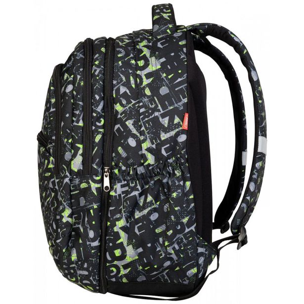 ŠOLSKI NAHRBTNIK TARGET 2V1 CURVED GREEN FUSION 27623