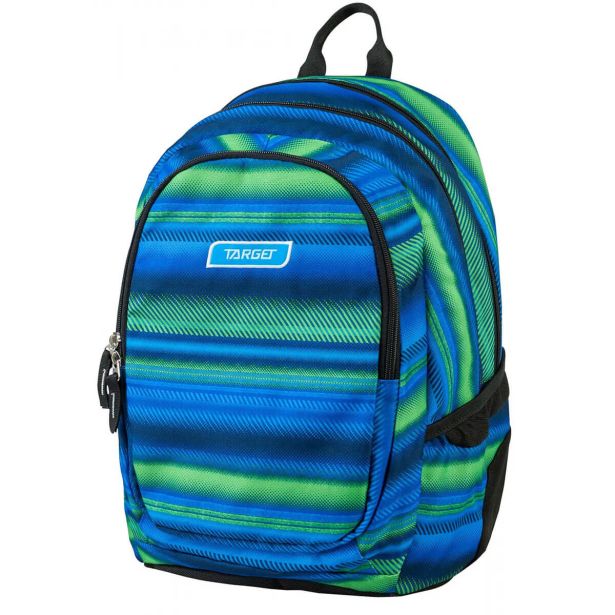 ŠOLSKI NAHRBTNIK TARGET 3 ZIP CLASSIC FLASH BLUE