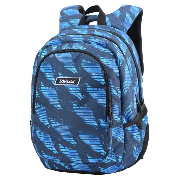 ŠOLSKI NAHRBTNIK TARGET 3 ZIP DUEL GLITCH 28149