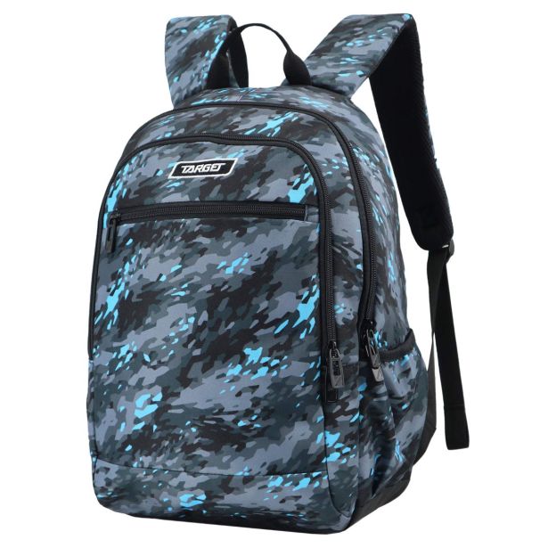 ŠOLSKI NAHRBTNIK TARGET CHILI CAMO AQUA 28654