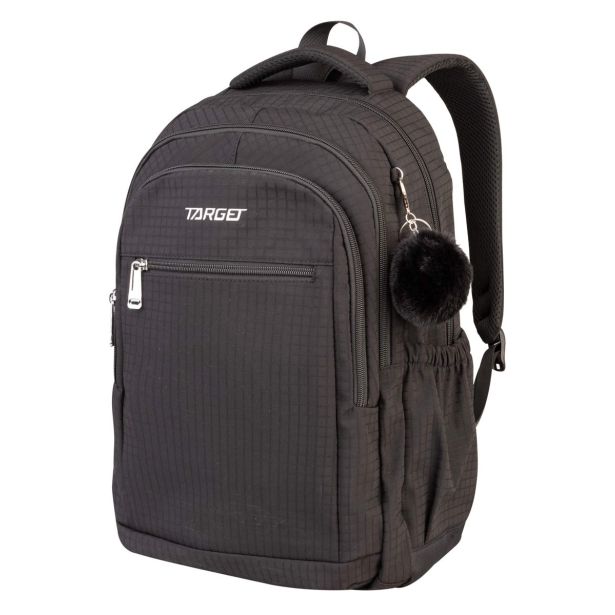 ŠOLSKI NAHRBTNIK TARGET POPGRID JET BLACK 28708
