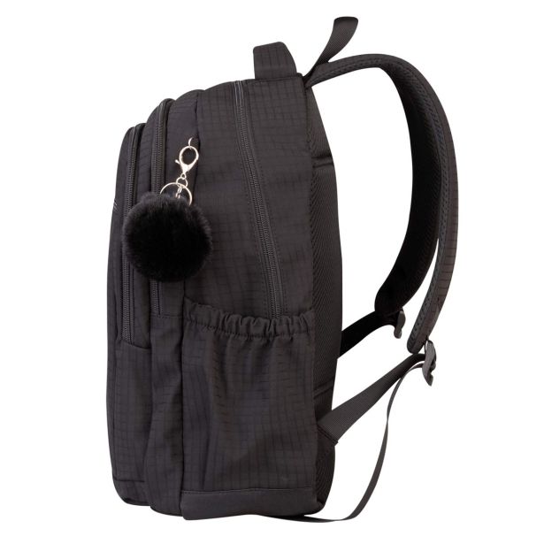 ŠOLSKI NAHRBTNIK TARGET POPGRID JET BLACK 28708