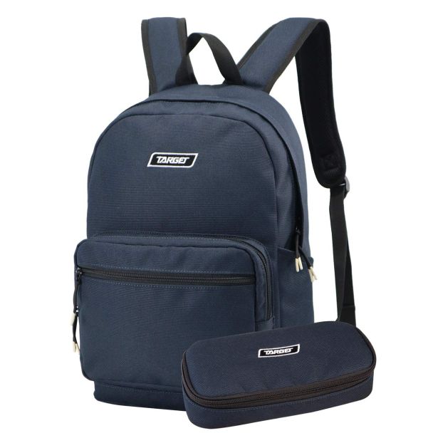 ŠOLSKI NAHRBTNIK TARGET S PERESNICO SET COSMOS NAVY 28681