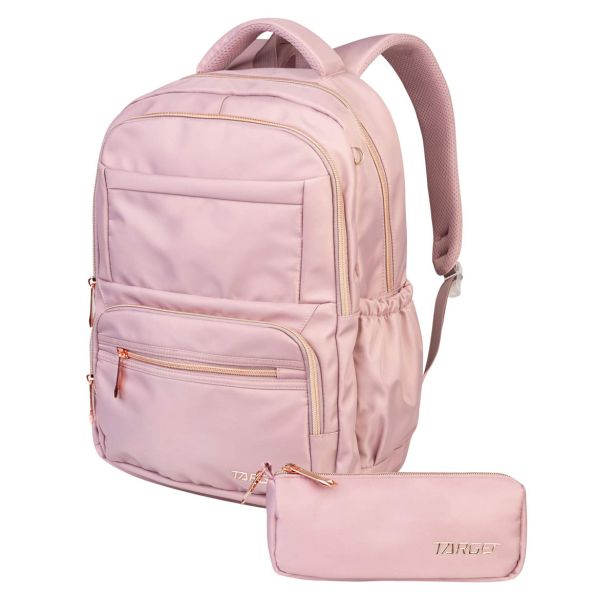 ŠOLSKI NAHRBTNIK TARGET S PERESNICO SET GLAMMER ANTIQUE PINK 28710